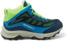 Походные ботинки Moab Speed ​​Mid водонепроницаемые — детские Merrell, синий