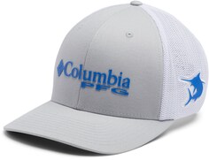 Бейсбольная кепка PFG Mesh Fish Columbia, серый