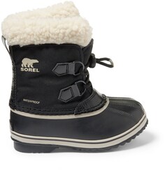 Зимние нейлоновые ботинки Yoot Pac — детские Sorel, черный