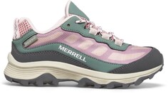 Moab Speed ​​Низкая водонепроницаемая походная обувь — детская Merrell, розовый