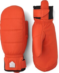 Альпийские кожаные варежки PrimaLoft Hestra Gloves, красный