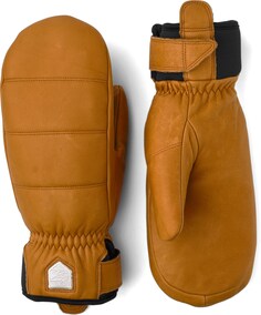 Альпийские кожаные варежки PrimaLoft Hestra Gloves, коричневый