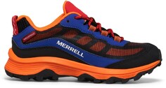 Moab Speed ​​Низкая водонепроницаемая походная обувь — детская Merrell, синий
