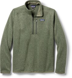 Флисовый пуловер Better Sweater с молнией в четверть — мужской Patagonia, зеленый