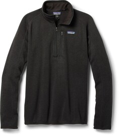 Флисовый пуловер Better Sweater с молнией в четверть — мужской Patagonia, черный