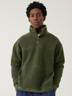Пуловер MegaFleece Snap Up — мужской Outdoor Voices, зеленый