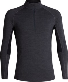 BodyfitZone Merino 200 Zone термобелье с длинными рукавами и молнией до половины - мужская Icebreaker, черный