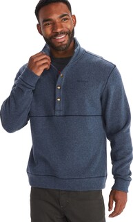 Пуловер Colwood с полузастежкой - мужской Marmot, синий