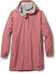 Длинная непромокаемая куртка Rainier — женские размеры больших размеров REI Co-op, розовый