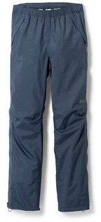 Непромокаемые брюки Rainier с молнией во всю длину — мужские высокие размеры REI Co-op, синий