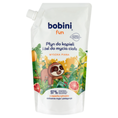 Bobini Fun запас пены для ванн и гелей для душа для детей лимон, 500 мл