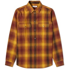 Рубашка Wood Wood Avenir Gradient Check Overshirt