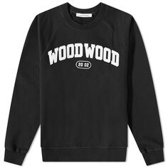 Толстовка Wood Wood Hester Arch Logo Crew Sweat