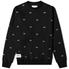 Толстовка WTAPS Acne Bones Crew Sweat (W)Taps