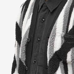 Джемпер Beams Plus Native Rag Pattern Boa Fleece Cardigan
