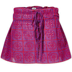Юбка GANNI Light Broderie Anglaise Mini Skirt