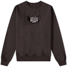 Толстовка Pass~Port Tea~Pot Embroidery Crew Sweat Passport