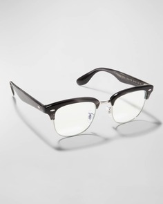 Солнцезащитные очки Capanelle квадратной формы из ацетата и металла Brunello Cucinelli &amp; Oliver Peoples