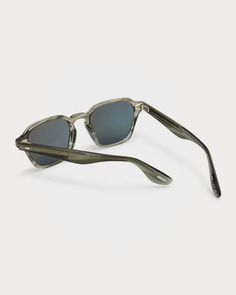 Круглые солнцезащитные очки из ацетата Brunello Cucinelli &amp; Oliver Peoples