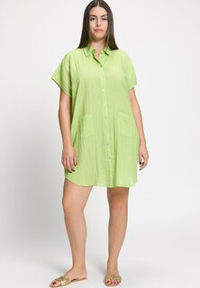 Платье-рубашка Ulla Popken, светло-зеленый