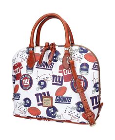 Женская сумка-портфель New York Giants Gameday на молнии Dooney &amp; Bourke