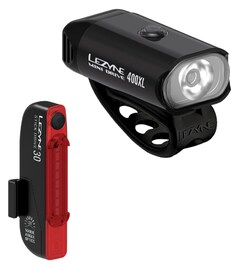 Комплект велосипедных фонарей Mini Drive 400XL / Stick Drive Lezyne, черный