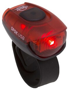 Задний фонарь Spok USB Planet Bike, красный