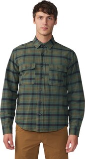 Фланелевая рубашка с длинными рукавами Dusk Creek — мужская Mountain Hardwear, зеленый