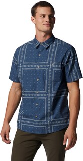 Рубашка Big Cottonwood – мужская Mountain Hardwear, синий