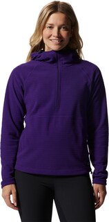 Толстовка Summit Grid с молнией до половины — женская Mountain Hardwear, фиолетовый