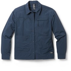 Рубашка Stryder с длинными рукавами — женская Mountain Hardwear, синий