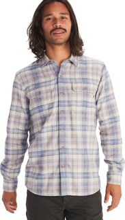 Фланелевая рубашка среднего веса Fairfax с принтом Heathered — мужская Marmot, хаки