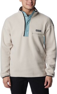 Флисовый пуловер Helvetia с полузастежкой - мужской Columbia, коричневый