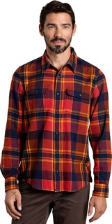 Фланелевая рубашка с длинными рукавами цвета индиго — мужская Toad&amp;Co, красный Toad&Co
