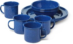 Набор эмалированной посуды на 4 персоны Mountain Summit Gear, синий