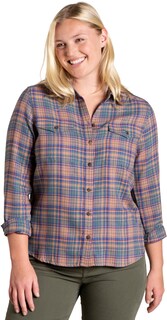 Фланелевая рубашка с длинными рукавами Re-Form — женская Toad&amp;Co, синий Toad&Co