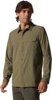 Рубашка с длинными рукавами Shade Lite – мужская Mountain Hardwear, зеленый