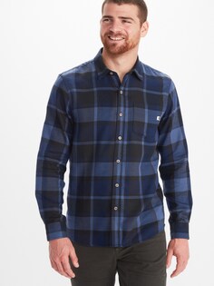 Фланелевая рубашка средней плотности Fairfax — мужская Marmot, синий