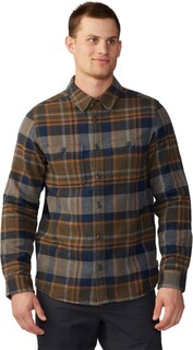 Рубашка Plusher с длинными рукавами – мужская Mountain Hardwear, коричневый