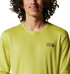 Рубашка с длинными рукавами AirMesh — мужская Mountain Hardwear, желтый