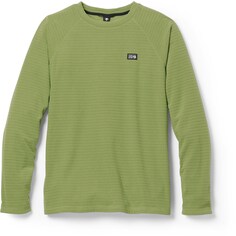 Рубашка с круглым вырезом Summit Grid с длинными рукавами — мужская Mountain Hardwear, зеленый