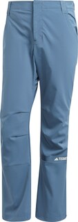 Многотканые походные брюки Terrex — мужские adidas, синий
