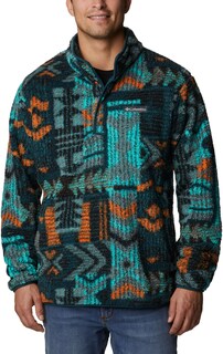 Флисовый пуловер Rugged Ridge II из шерпы — мужской Columbia, синий