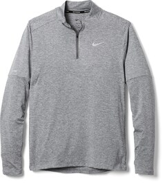 Топ Element с молнией до половины - мужской Nike, серый