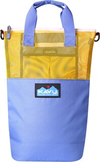 Пляжная большая сумка какао KAVU, синий