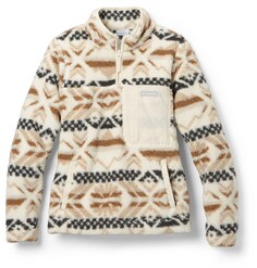 Флисовый пуловер с молнией в четверть West Bend — женский Columbia, белый