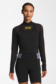 Рубашка с длинными рукавами и длинными рукавами Trailwear QTM - женская The North Face, черный
