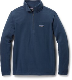 Флисовый пуловер Micro D — мужской Patagonia, синий