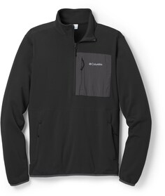 Пуловер с молнией до половины для похода – мужской Columbia, черный