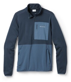 Пуловер с молнией до половины для похода – мужской Columbia, синий
